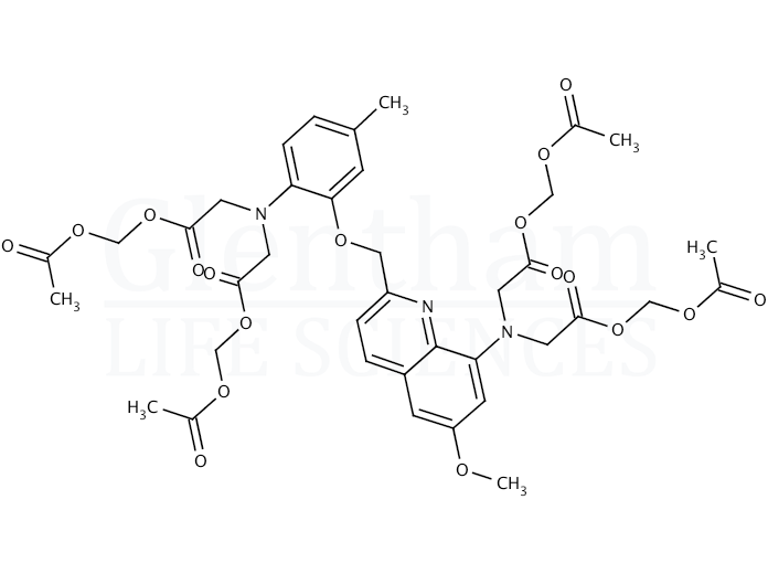 Structure for  Quin 2-AM  (83104-85-2)