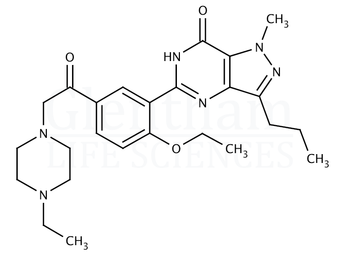 Strcuture for Acetildenafil