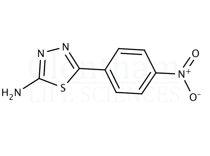 2-Amino-5-(4-nitrophenyl)-1,3,4-thiadiazole Structure