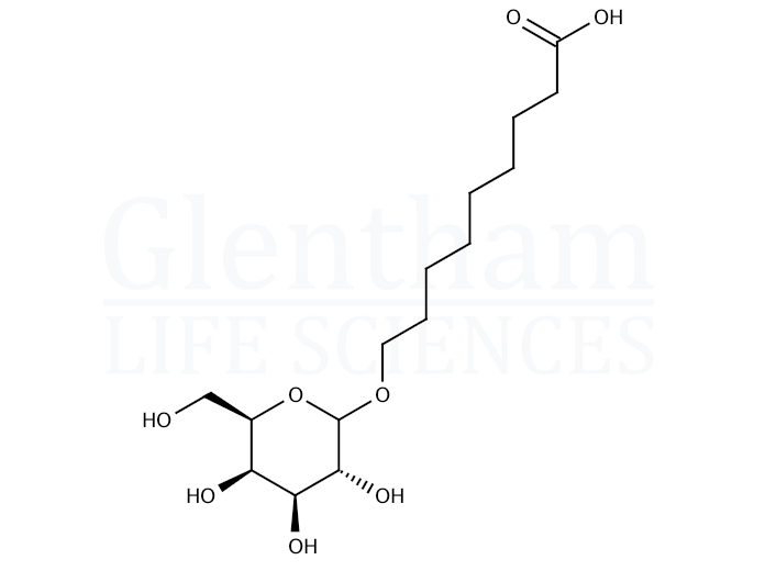 9-(β-D-Galactopyranosyloxy)nonanoic Acid Structure