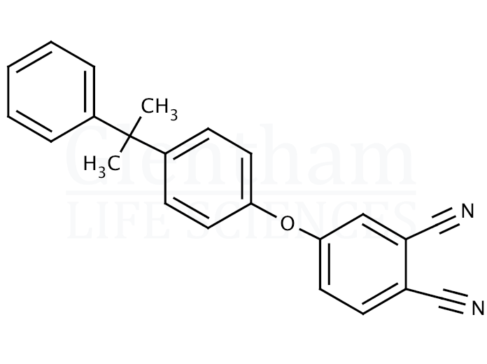 4-(4-Cumylphenoxy)phthalonitrile  Structure