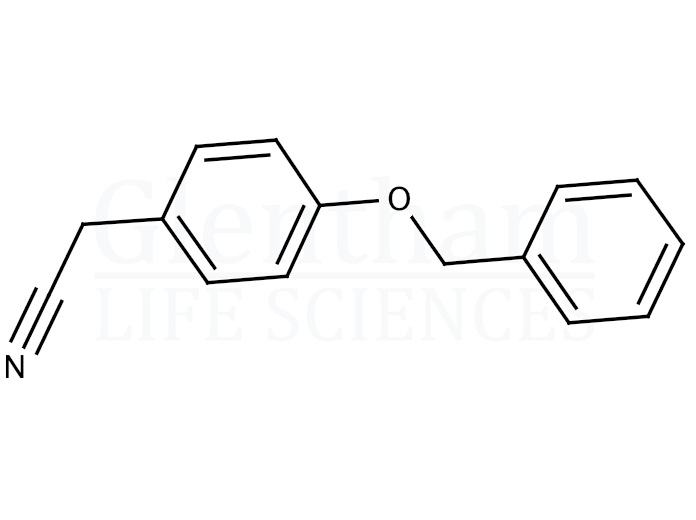 4-Benzyloxyphenylacetonitrile Structure