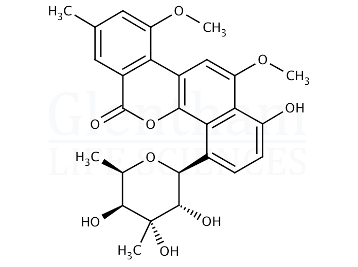 Structure for Chrysomycin B (83852-56-6)