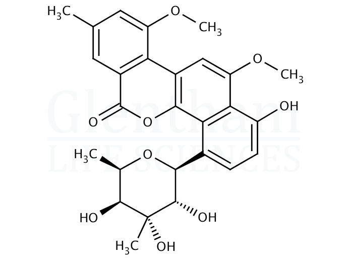 Structure for Chrysomycin B