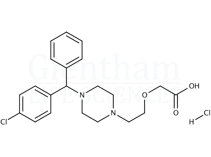 Cetirizine dihydrochloride Structure