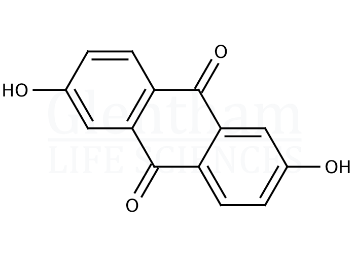 2,6-Dihydroxyanthraquinone Structure