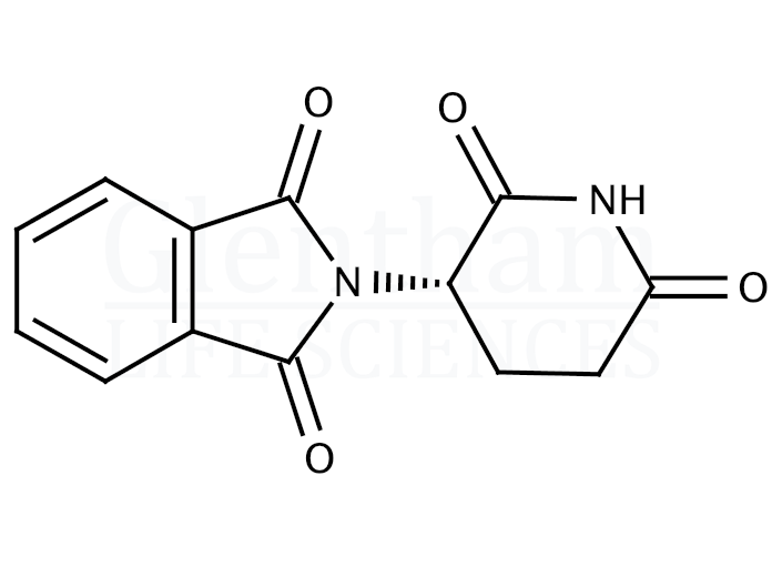 (-)-Thalidomide Structure