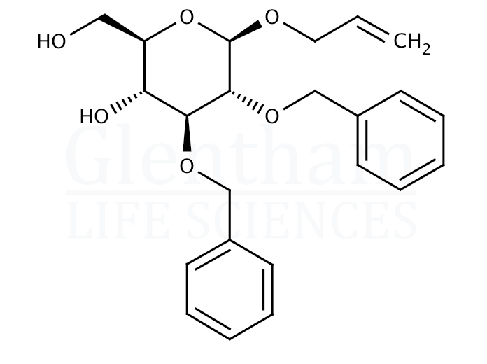 Allyl 2,3-di-O-benzyl-b-D-glucopyranoside Structure
