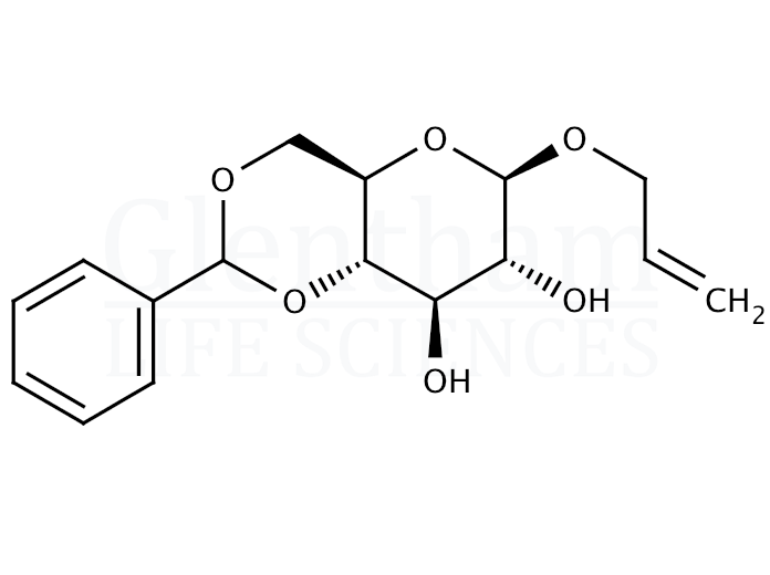Structure for Allyl 4,6-O-benzylidene-b-D-glucopyranoside