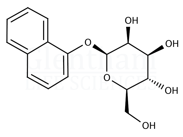 1-Naphthyl b-D-mannopyranoside Structure