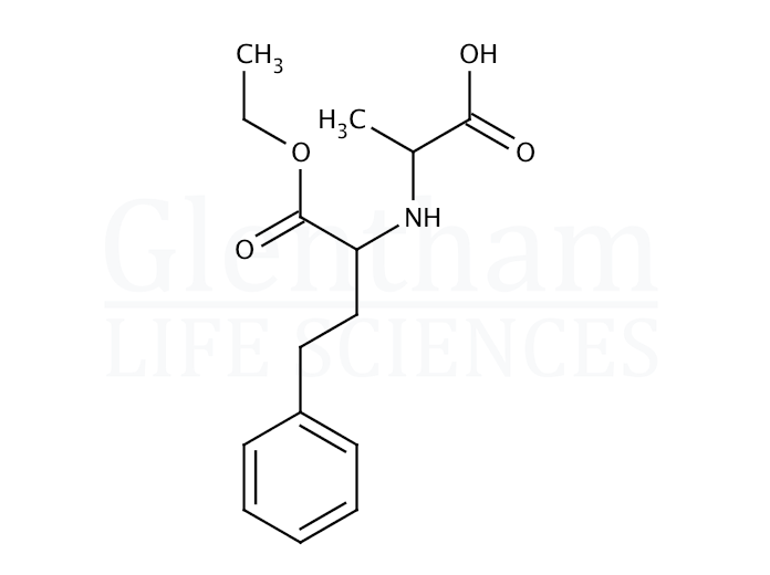 Large structure for (-)-N-[1-(R)-Ethoxycarbonxyl-3-phenylpropyl]-L-alanine (84324-12-9)