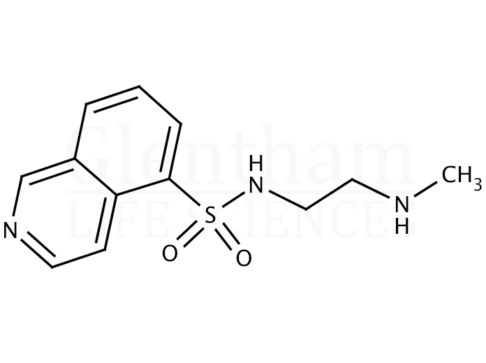 Structure for N-(2-(Methylamino)ethyl)isoquinoline- 5-sulfonamide dihydrochloride (H8)