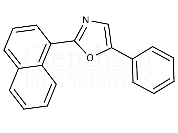 Structure for 2-(1-Naphthyl)-5-phenyloxazole (NPO)