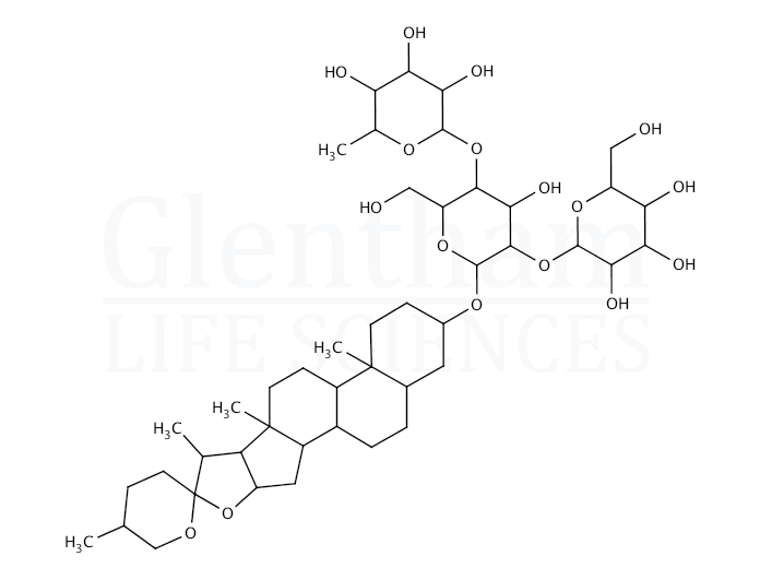 Structure for  Asparanin B  (84633-34-1)