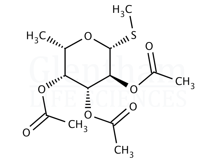 Methyl 2,3,4-tri-O-acetyl-b-L-thiofucopyranoside Structure
