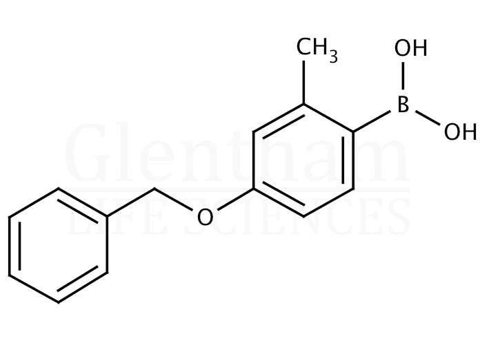 4-Benzyloxy-2-methylphenylboronic acid Structure