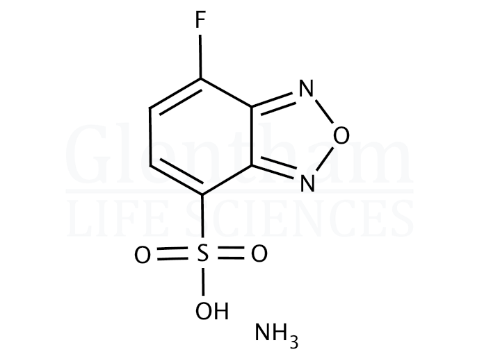 Ammonium 7-Fluoro-2,1,3-benzoxadiazole-4-sulfonate Structure