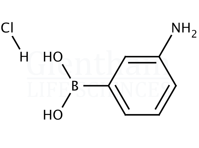 3-Aminophenylboronic acid hydrochloride Structure
