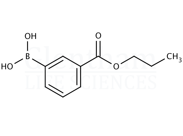 Structure for 3-(Propoxycarbonyl)phenylboronic acid