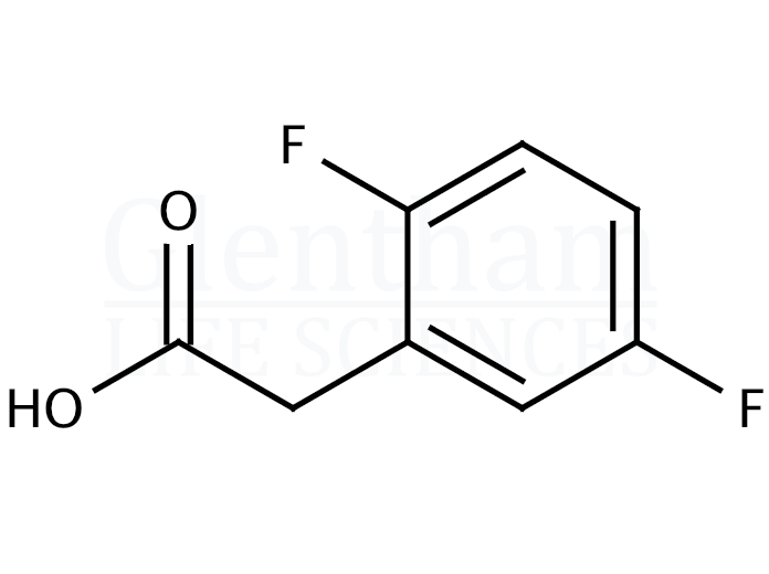 Structure for 2,5-Difluorophenylacetic acid