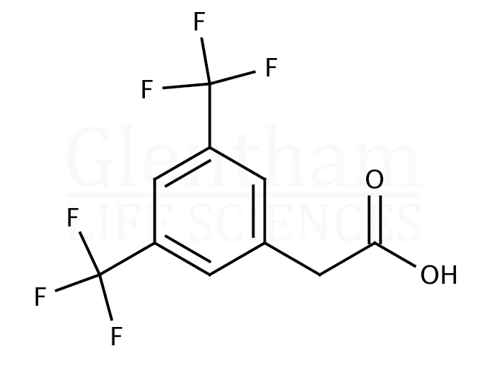 Structure for 3,5-Bis-trifluoromethylphenylacetic acid