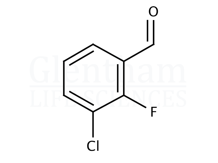 3-Chloro-2-fluorobenzaldehyde Structure