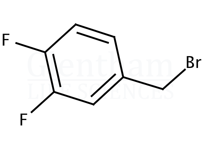 Structure for 3,4-Difluorobenzyl bromide