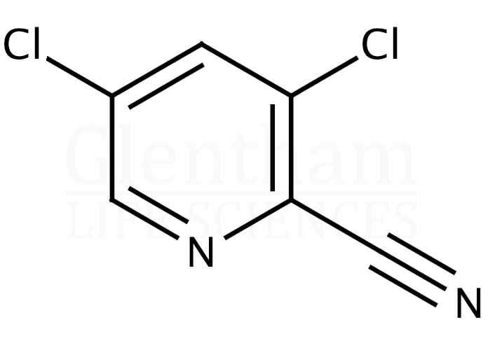 2-Cyano-3,5-dichloropyridine Structure