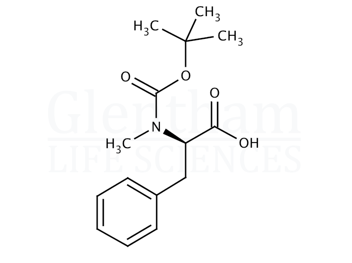 Structure for Boc-N-Me-D-Phe-OH