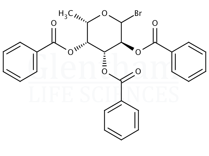 Structure for Bromo 2,3,4-Tri-O-benzoyl-L-fucopyranose