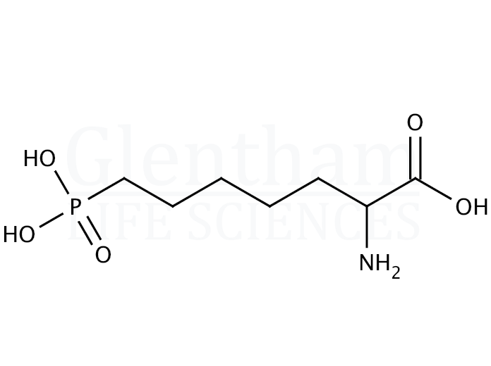 DL-2-Amino-7-phosphonoheptanoic acid  Structure