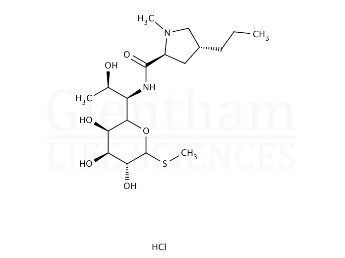 Structure for Lincomycin hydrochloride (859-18-7)