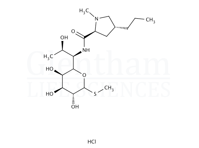 Structure for Lincomycin hydrochloride