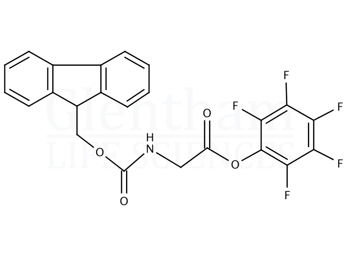 Structure for  Fmoc-Gly-OPfp     (86060-85-7)