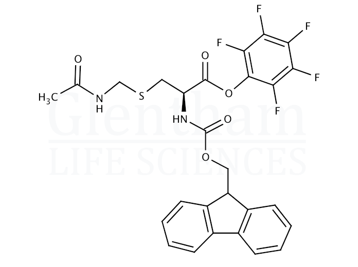 Structure for Fmoc-S-acetamidomethyl-L-cysteine pentafluorophenyl ester