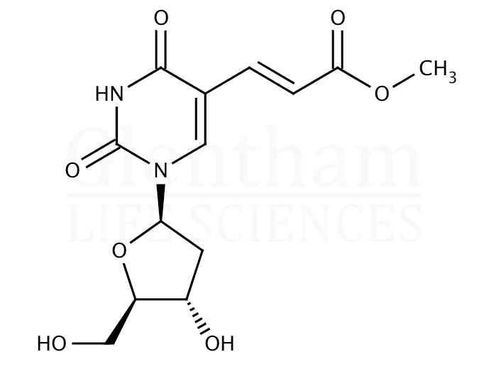 Structure for E-5-(2-Carbomethoxyvinyl)-2''-deoxyuridine