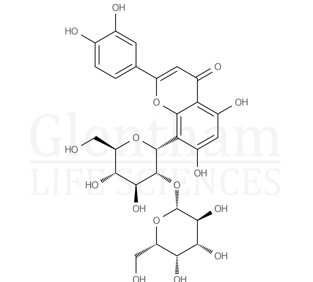 Structure for 2''''-O-beta-L-galactopyranosylorientin
