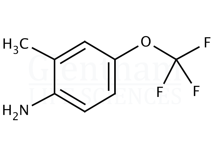 2-Methyl-4-trifluoromethoxyaniline Structure