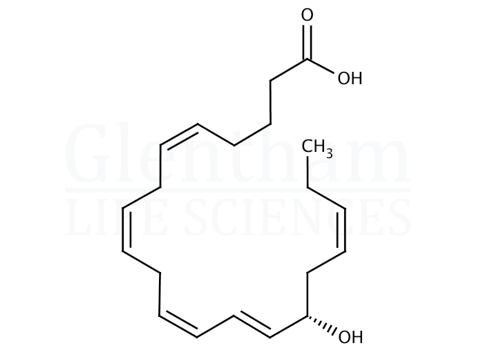 15(S)-Hydroxy-(5Z,8Z,11Z,13E,17Z)-eicosapentaenoic acid Structure