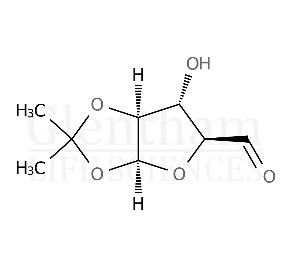 Structure for  5-Aldo-1,2-O-isopropylidene-b-D-arabinofuranose  (867266-31-7)