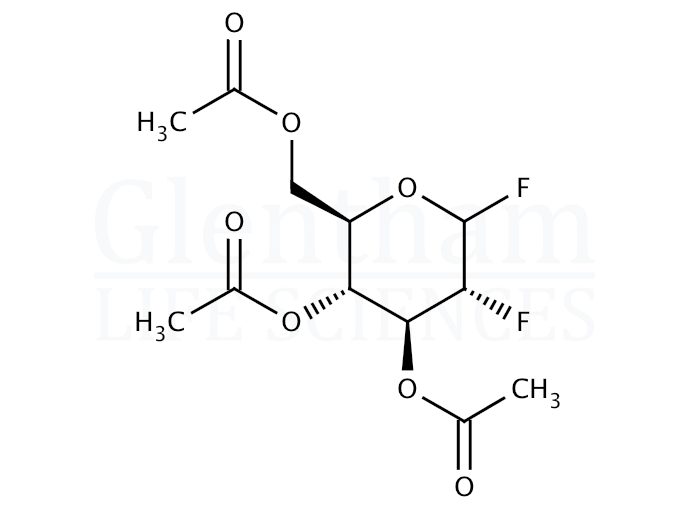 Fluoro 2-Deoxy-2-fluoro-3,4,6-tri-O-acetyl-D-glucose Structure