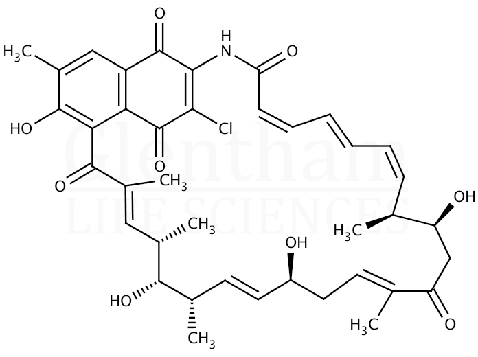 Structure for Naphthomycin B (86825-88-9)