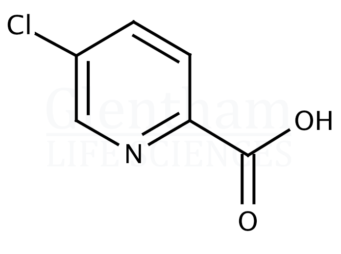 Structure for  5-Chloro-2-pyridinecarboxylic acid  (86873-60-1)