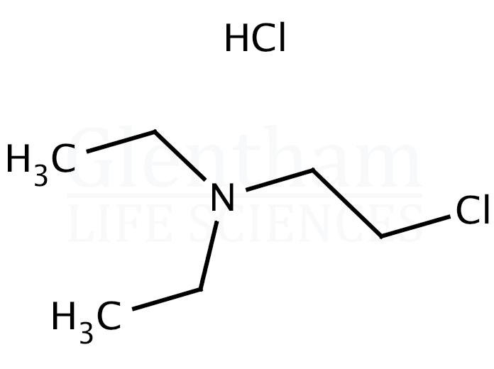 2-Chloro-N,N-diethylethylamine hydrochloride Structure