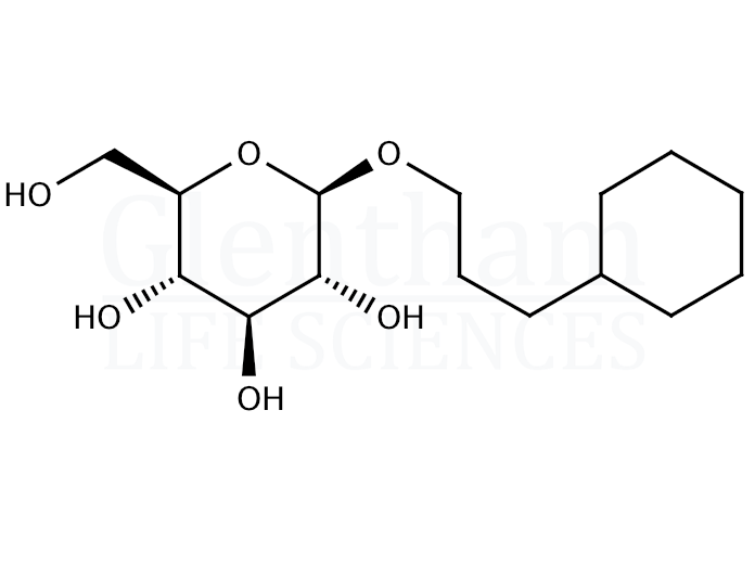 3-Cyclohexylpropyl-b-D-glucopyranoside Structure