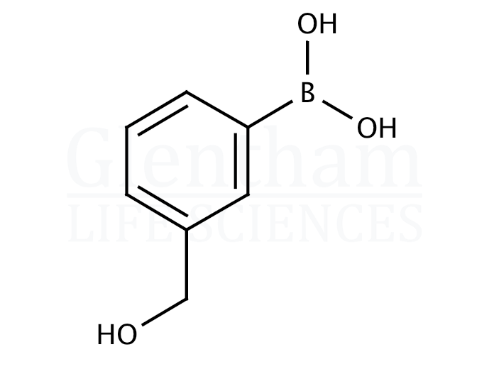 3-(Hydroxymethyl)phenylboronic acid Structure