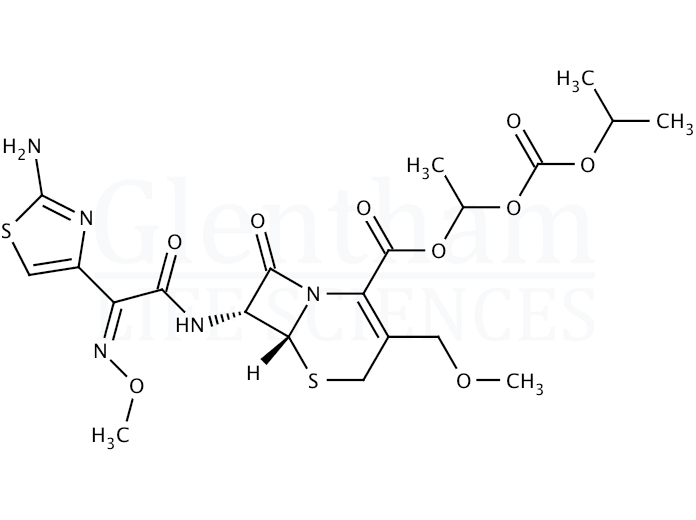 Structure for  Cefpodoxime proxetil  (87239-81-4)
