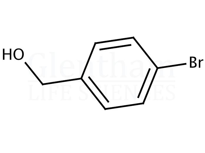 Strcuture for 4-Bromobenzyl alcohol