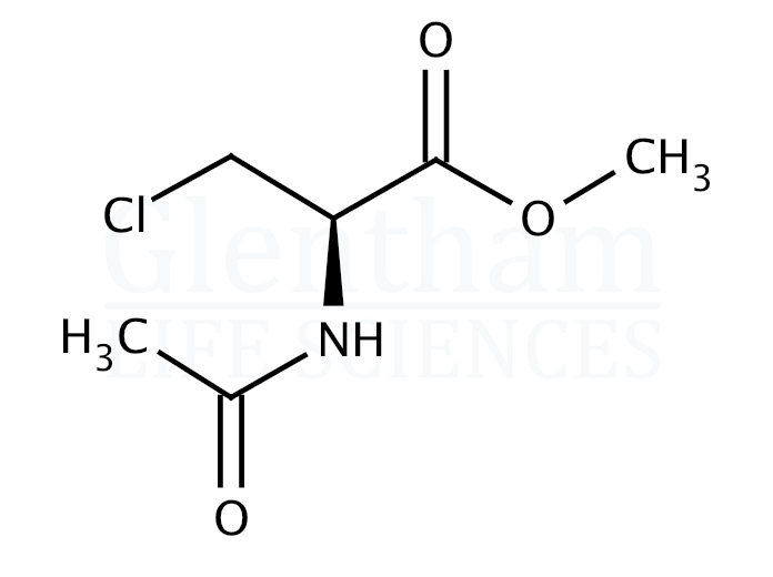 Structure for D,L-N-Acetyl-β-chloroalanine methyl ester