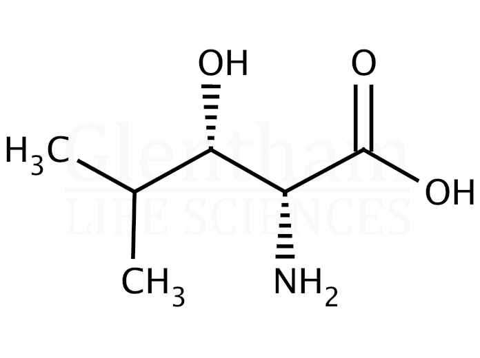 (2R,3S)-3-Hydroxyleucine Structure